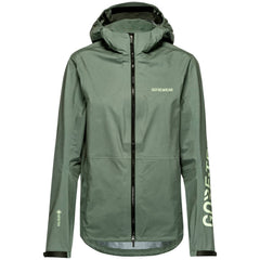 GOREWEAR Lupra GTX HD Logo Jacket 2.0 Women's, Slate Green/Spring Green