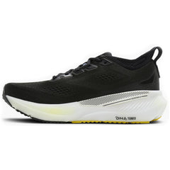 Brooks Glycerin GTS 23 Men's Running Shoes, Black/Cyber Yellow/Nightlife