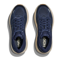 Hoka Bondi 9 Men's Running Shoes, Midnight Blue/Varsity Navy