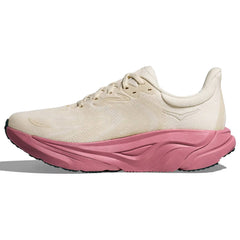 Hoka Arahi 8 Women's Running Shoes, Alabaster/Lingonberry