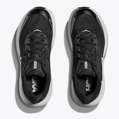 Hoka Clifton 10 Big Kids Running Shoes, Black/White