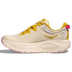 Hoka Gaviota 6 Women's Running Shoes, Birch/Yellow Gold