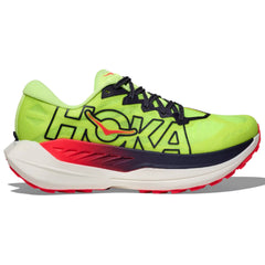 Hoka Rocket X Trail Men's Trail Running Shoes, Neon Yuzu/Neon Flame