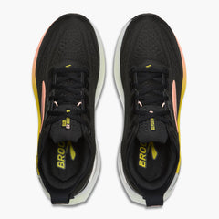 Brooks Glycerin GTS 23 Women's Running Shoes, Black/Peach/Nightlife