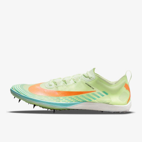 Nike Zoom Victory 5 XC Track & Field Distance Spikes, Barely Volt/Hyper Orange - M 2 / W 1.5 UK