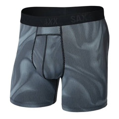 Saxx Smooth Flex Light Compression Boxer Briefs, Smoke Camo/Deep Navy