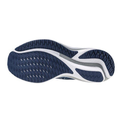 Mizuno Wave Rider 28 Men's Running Shoes, Estate Blue/White/River Blue