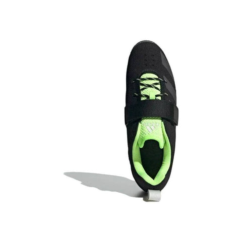 Adidas Adipower II Weightlifting Shoes, Black/Green