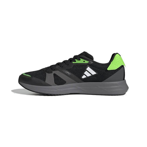 Adidas RC 4 Men's Running Shoes, Core Black/Cloud White/Solar Green