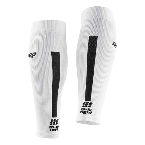 CEP - CALF SLEEVES 3.0 for men | Sleeves for precise calf compression in white/grey