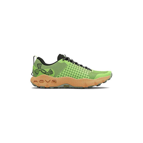 Under Armour HOVR DS Ridge TR Unisex Trail Running Shoes, Green/Orange - 5 UK