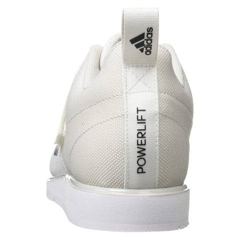Adidas Powerlift 4 Weightlifting Shoes, White/Black