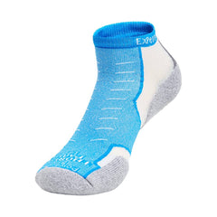 Thorlo Experia Men Experia Thin Padded Running Low Cut Socks Socks, Ocean - L