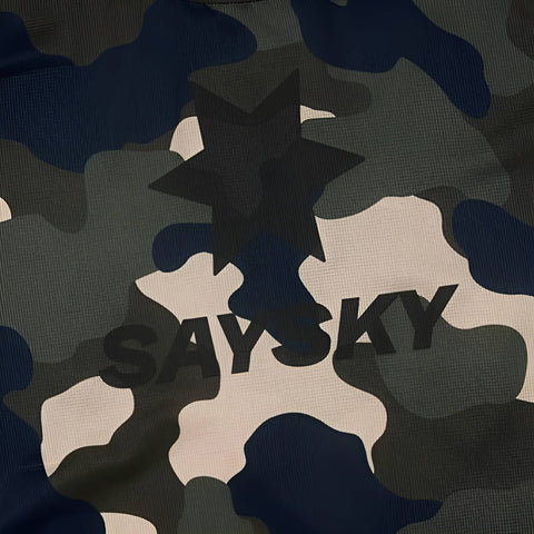 Saysky WMNS Combat T-Shirt, Woodland Camo