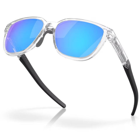 Oakley Actuator, Polished Clear/Prizm Sapphire Polarized
