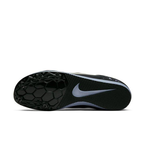Nike Zoom Rival D 10 Track & Field Distance Spikes, Black/Indigo Fog - 10.5 UK