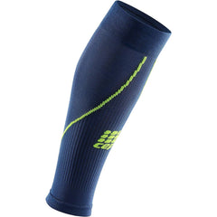 CEP - CALF SLEEVE 2.0 for women | Run compression calf sleeves in Deep Ocean/Green