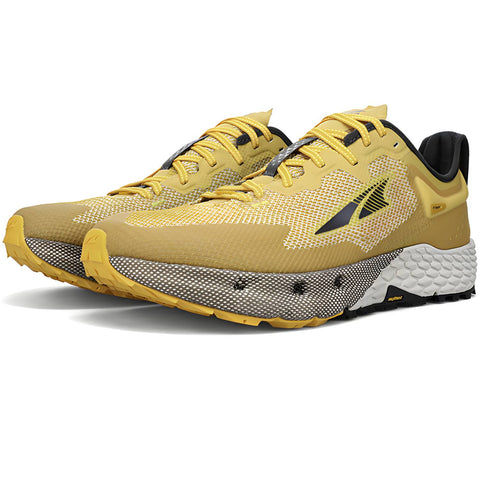 Altra Timp 4 Men's Trail Running Shoes, Grey/Yellow
