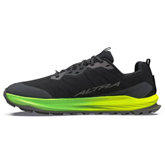 Altra Lone Peak 9+ Men's Trail Running Shoes, Black/Dark Gull Grey/Green Gecko