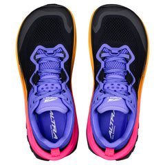 Altra Olympus 7 Women's Trail Running Shoes, Black/White/Purple