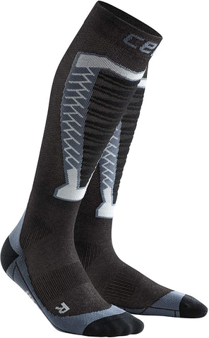 CEP Obstacle Men's Compression Running Socks, Anthracite