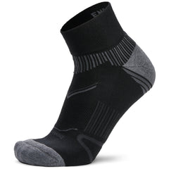 Balega Enduro Quarter Socks, Black/Grey