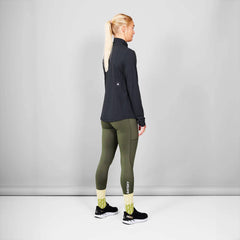 Saysky WMNS Blaze Half Zip Lightweight Fleece, Black