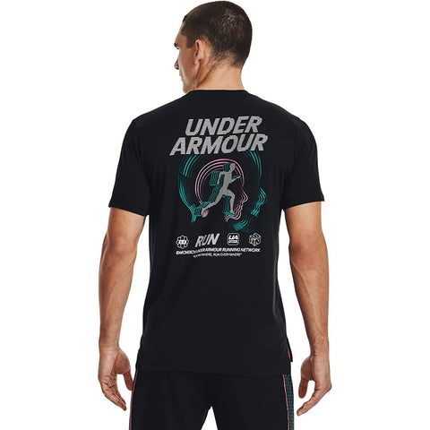 Under Armour Run Anywhere Men's Running T-Shirt, Black