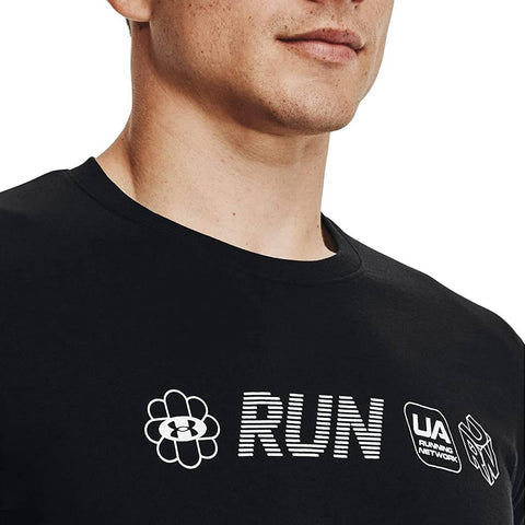 Under Armour Run Anywhere Men's Running T-Shirt, Black