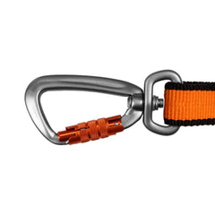 Non-Stop Dogwear Bungee Leash, Black/Orange
