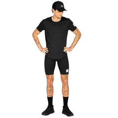 Saysky Clean Eco Short Tights, Black Embossed