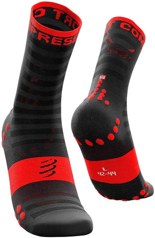Compressport Pro Racing Socks V3 Ultralight Bike - Black/Red
