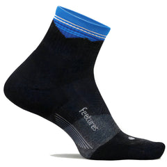 Feetures Trail Max Cushion Quarter, Blue Ridge Charcoal
