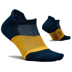 Feetures Merino 10 Max Cushion No Show Tab, Dark Sapphire