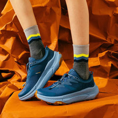 Feetures Merino 10 Max Cushion Mini Crew, Switchback Gray