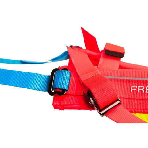 Non-Stop Dogwear Freemotion Harness 5.0 Limited Edition, Yellow/Pink/Blue