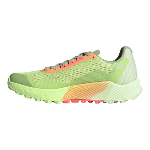 Adidas Terrex Agravic Flow 2 Men's Trail Running Shoes, Lime