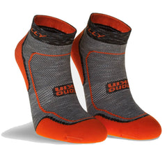 Hilly Active Quarter Min, Fluo Orange/Charcoal