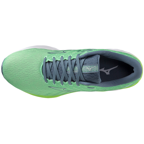 Mizuno Wave Inspire 19 Men's Road Running Shoes, 909C/China Blue/Green