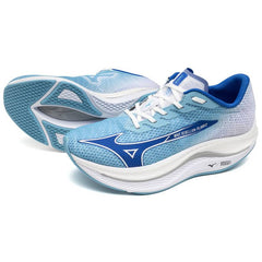 Mizuno Wave Rebellion Flash 2 Men's Running Shoes, River Blue/Mugen Blue/White