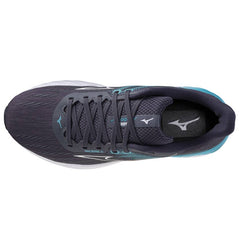Mizuno Wave Inspire 21 Men's Running Shoes, Odyssey Gray/White/Capri Breeze