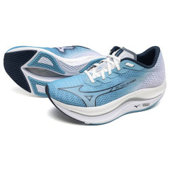 Mizuno Wave Rebellion Flash 2 Women's Running Shoes, River Blue/Blue Wing Teal/White