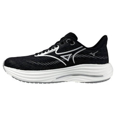 Mizuno Wave Rider 29 Women's Running Shoes, Black Sand/White/Black