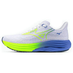 Mizuno Wave Rider 29 Women's Running Shoes, White/Lightning Yellow/Ultrama