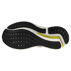 Mizuno Wave Inspire 21 Women's Running Shoes, Black/White/Vibrant Yellow