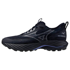 Mizuno Wave Rider GTX 3 Women's Running Shoes, Odyssey Gray/Icelandic Blue/Iris Bloom