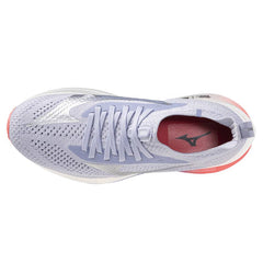 Mizuno Neo Zen Women's Running Shoes, Icelandic Blue/Silver/Striking Coral