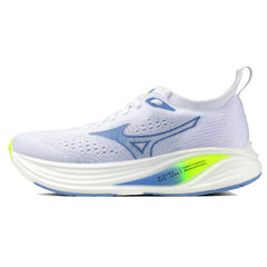 Mizuno NEO ZEN 2 Women's Running Shoes, White/Ultramarine/Lightning Yellow