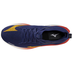 Mizuno Neo Vista 3 Men's Running Shoes, Beacon Blue/Artisan's Gold/Tomato Puree