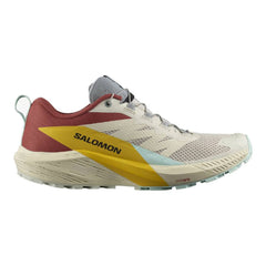 Salomon Sense Ride 5 Men's Trail Running Shoes, Rainy Day/Hot Sauce/Freesia